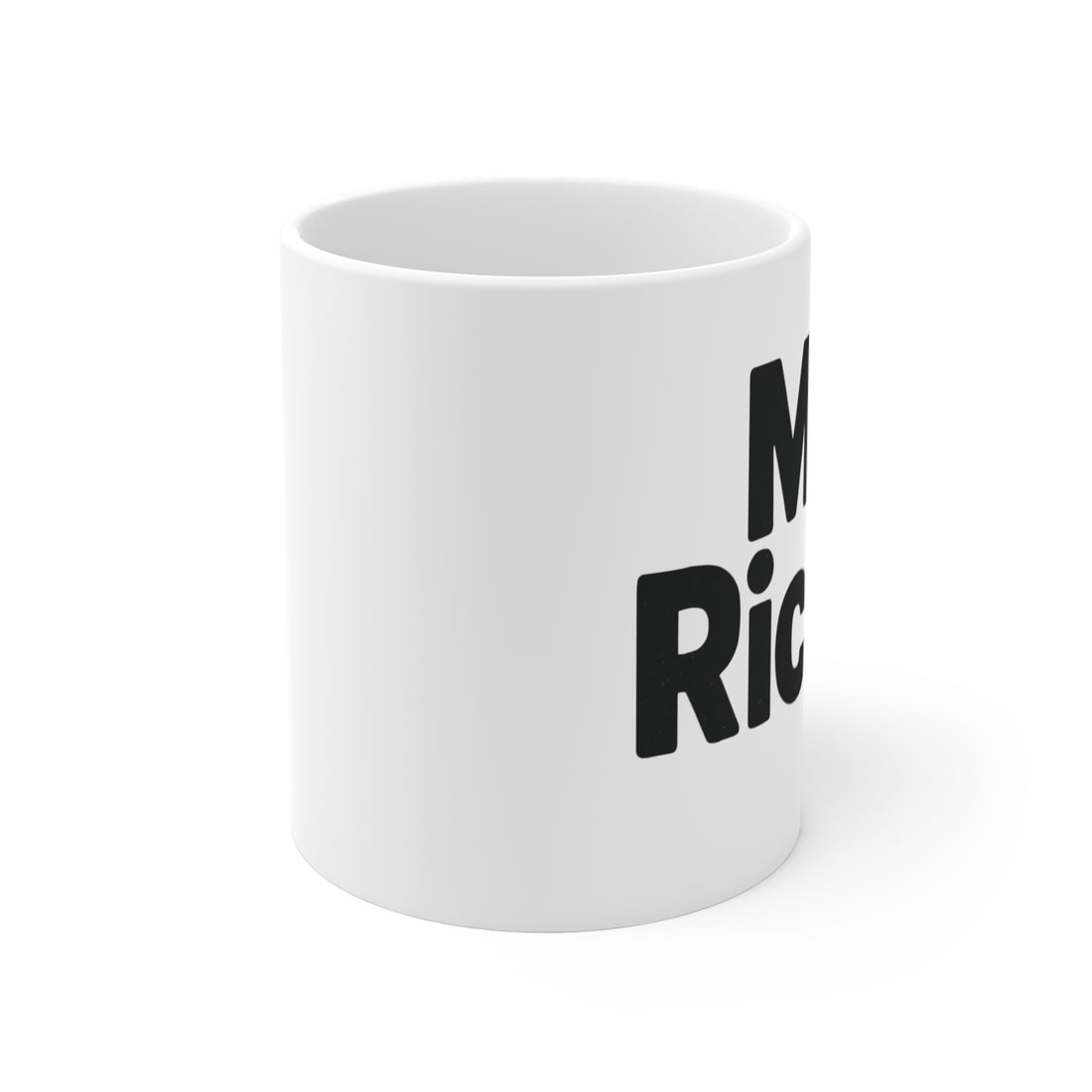 Might Be Right Mug | Bold Black Lettering, Minimal Typography Coffee Cup